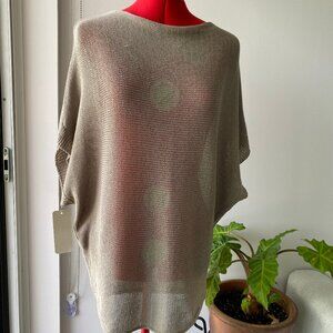 Knit Poncho Made in Italy